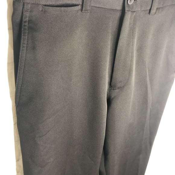 Izod Golf XFG Men's Pants Black 32x32 Flat Front Polyester - Picture 5 of 9